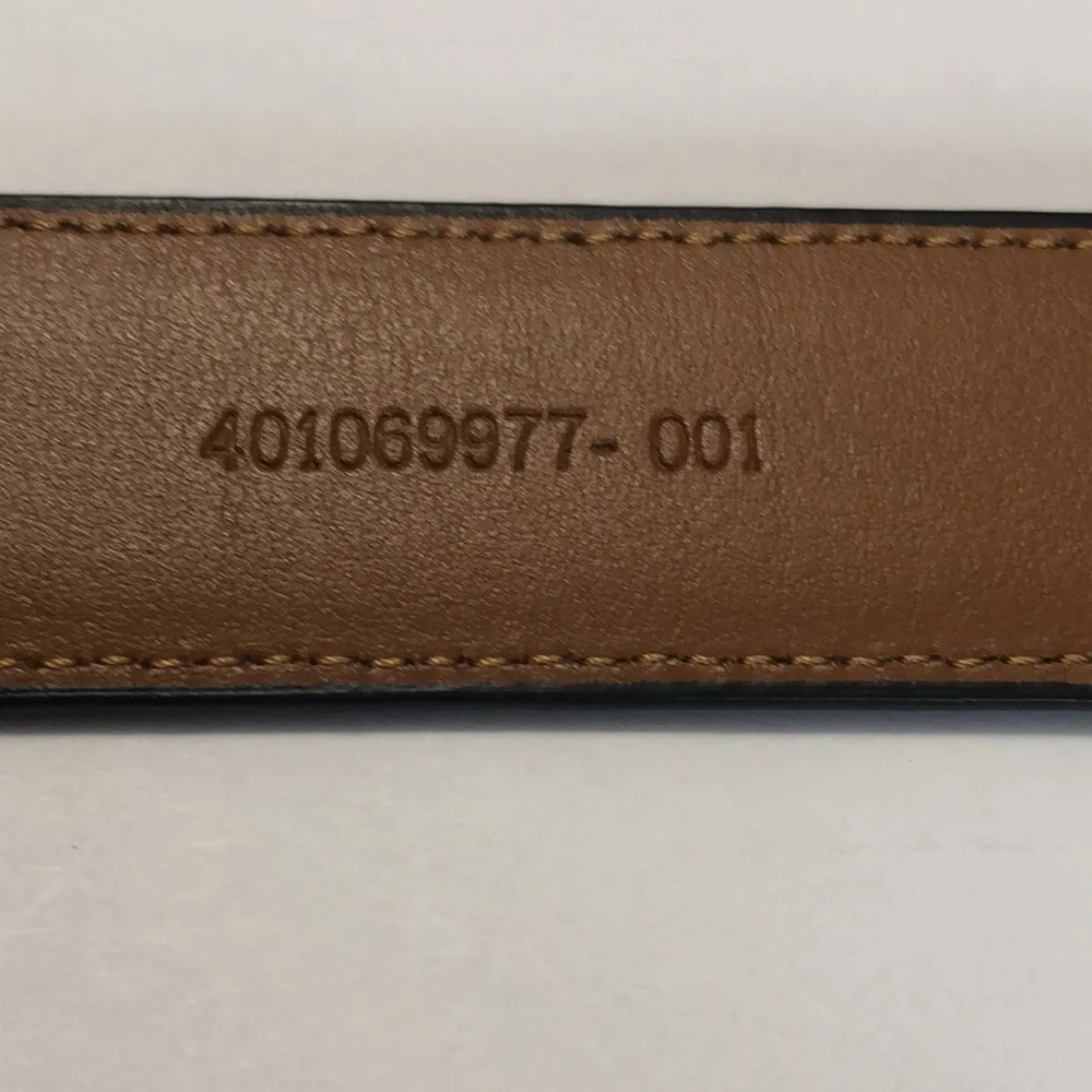 Chaps Black Leather Belt size 36